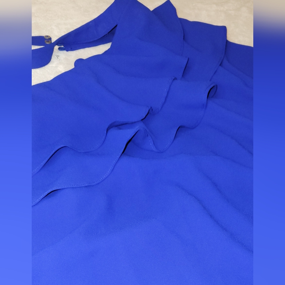Women's Plus Size 2X Sexy ruffle  one shoulder blouse - Picture 6 of 6